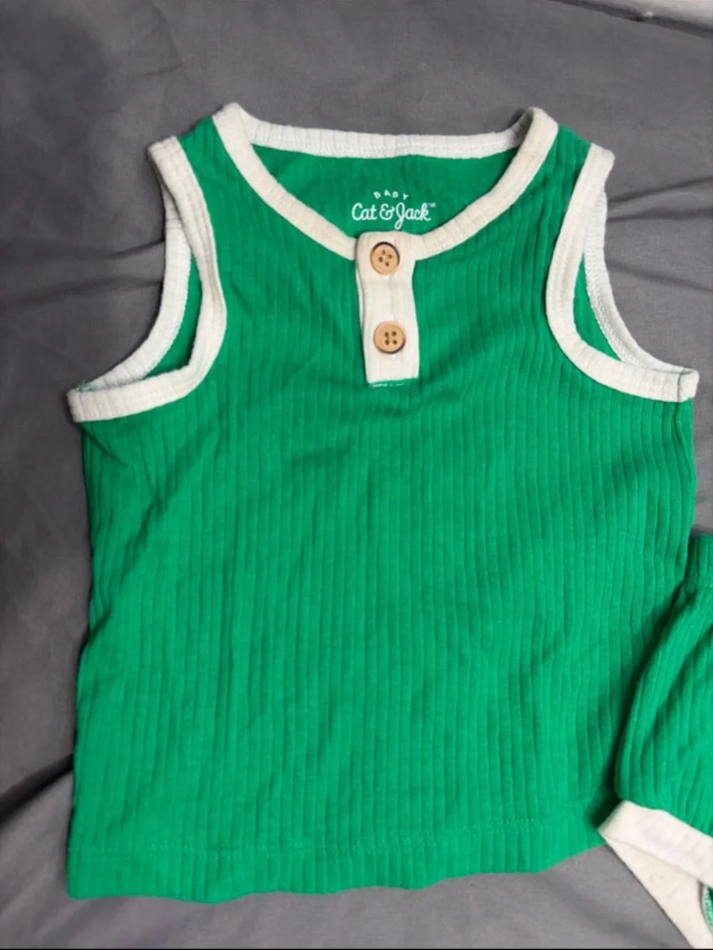 Cat & Jack green ribbed